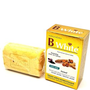 B White Curcuma avec Safran Savon