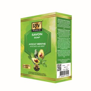 RIV Paris – Savon Gommage Éclaircissant Avocat & Menthe