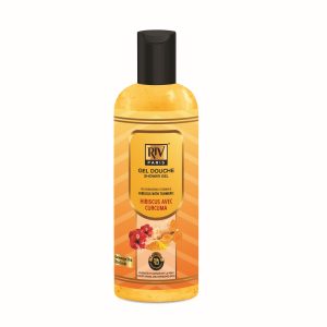 RIV Paris – Gel Douche Gommant Éclaircissant Hibiscus & Curcuma (1000 ml)