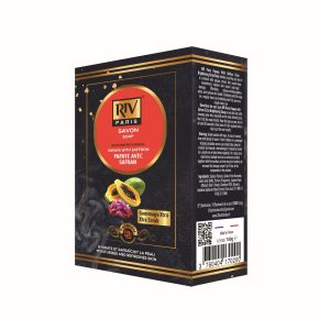 RIV Paris – Savon Gommant Éclaircissant Papaye & Safran (180g)